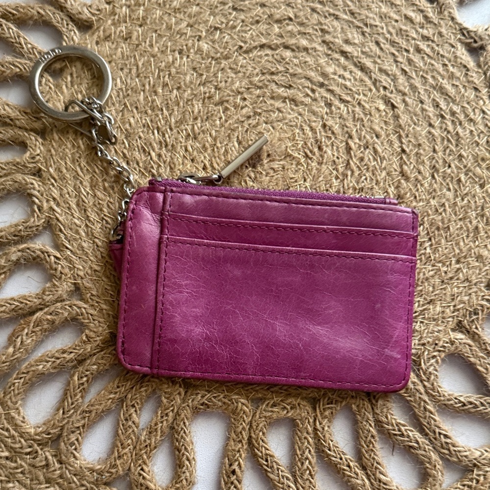 HOBO Leather Keychain Wallet